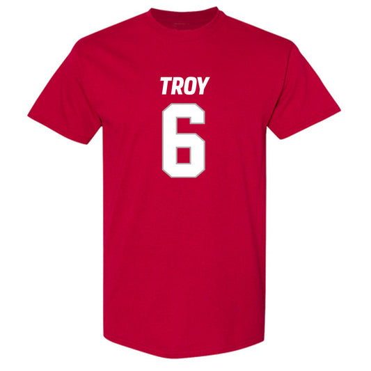 Troy - NCAA Football : Chris Lewis - T-Shirt-0