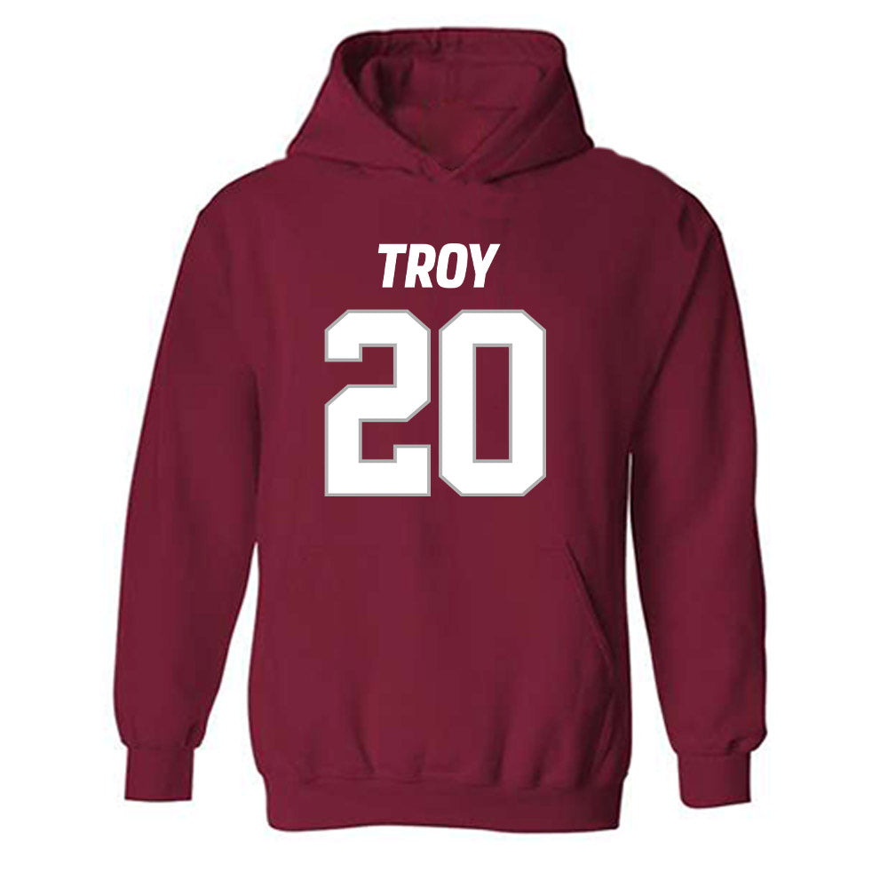 Troy - NCAA Football : DK Billingsley - Hooded Sweatshirt-0