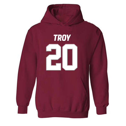 Troy - NCAA Football : DK Billingsley - Hooded Sweatshirt-0