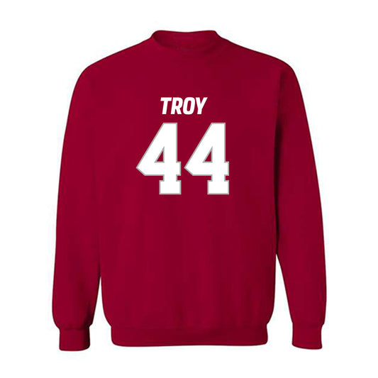 Troy - NCAA Football : Luke Hodge - Crewneck Sweatshirt-0