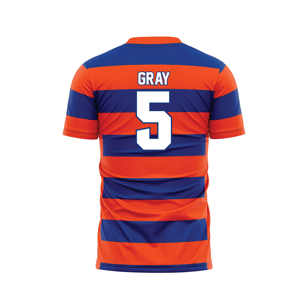 Florida - NCAA Women's Soccer : Mia Gray - Striped Soccer Jersey-1