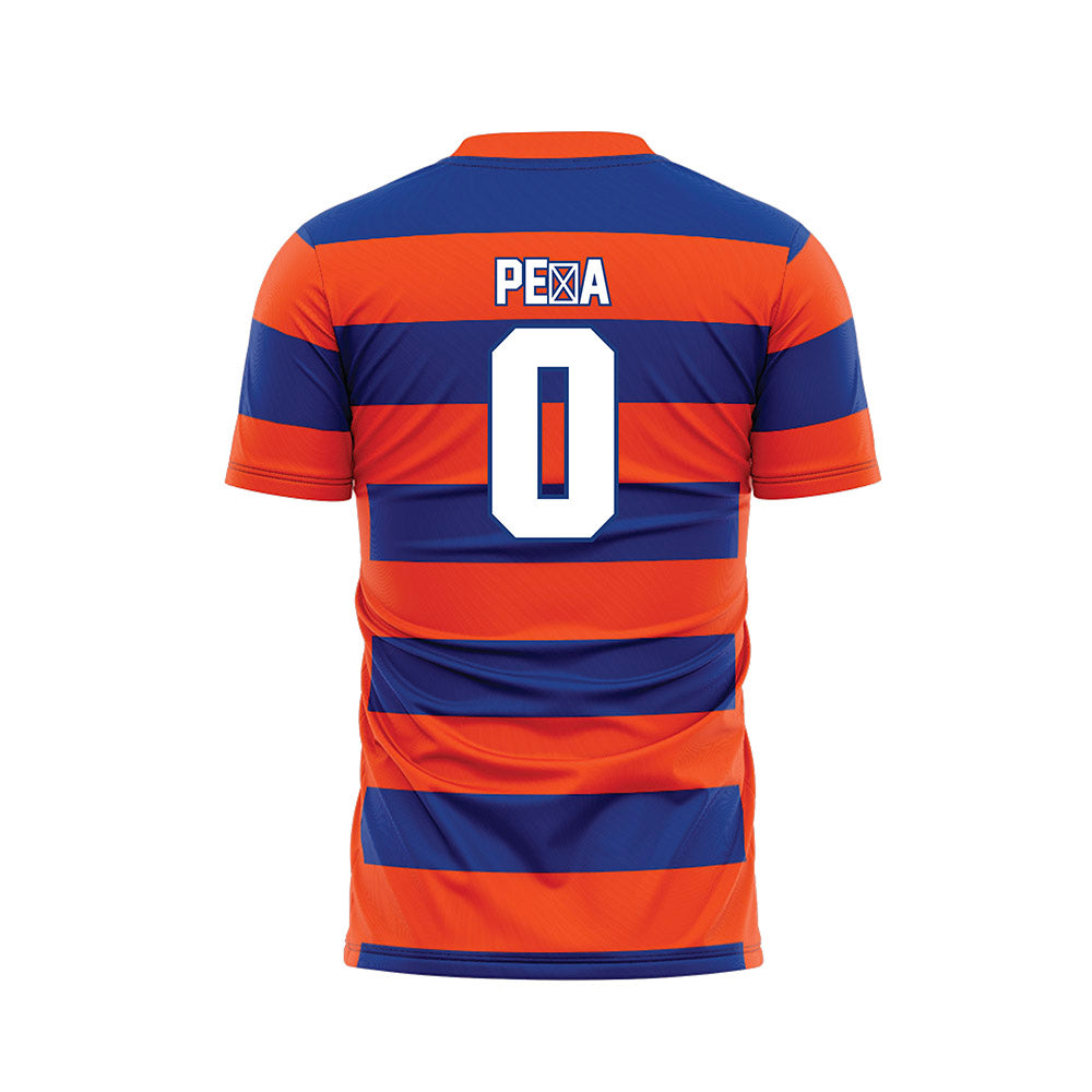 Florida - NCAA Women's Soccer : Paloma Pe�a - Striped Soccer Jersey-1