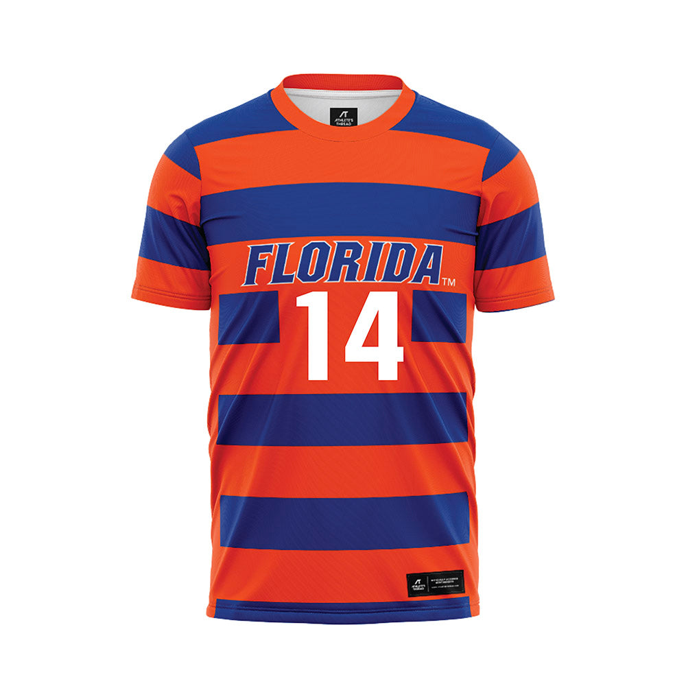 Florida - NCAA Women's Soccer : Tatum Borman - Striped Soccer Jersey-0
