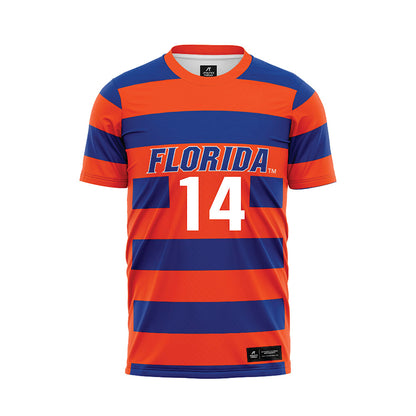 Florida - NCAA Women's Soccer : Tatum Borman - Striped Soccer Jersey-0