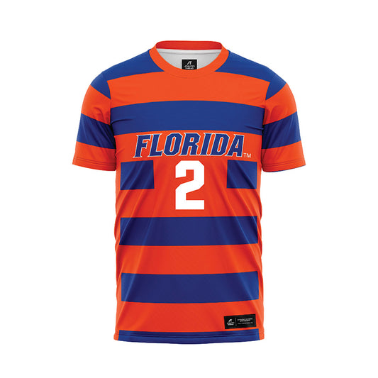 Florida - NCAA Women's Soccer : Ella Petersen - Striped Soccer Jersey-0