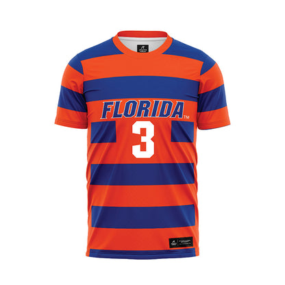 Florida - NCAA Women's Soccer : Kyra Taylor - Striped Soccer Jersey-0