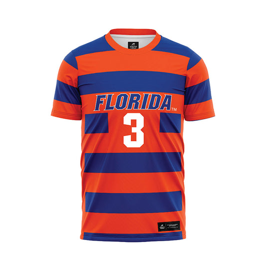 Florida - NCAA Women's Soccer : Kyra Taylor - Striped Soccer Jersey-0