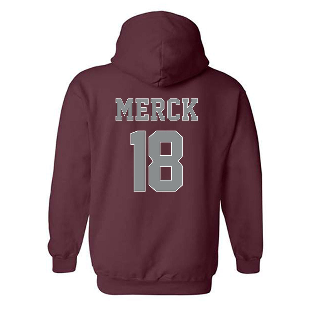 NCCU - NCAA Football : Carter Merck - Classic Shersey Hooded Sweatshirt-1