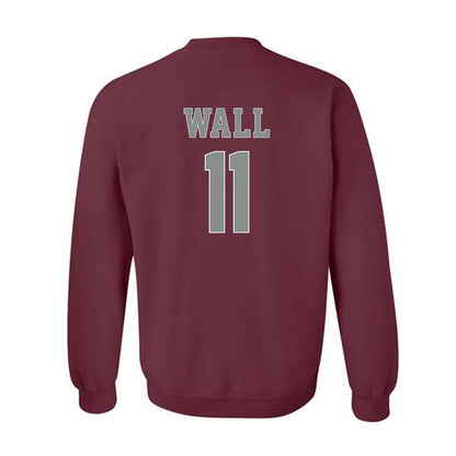 NCCU - NCAA Football : Mehki Wall - Classic Shersey Crewneck Sweatshirt-1