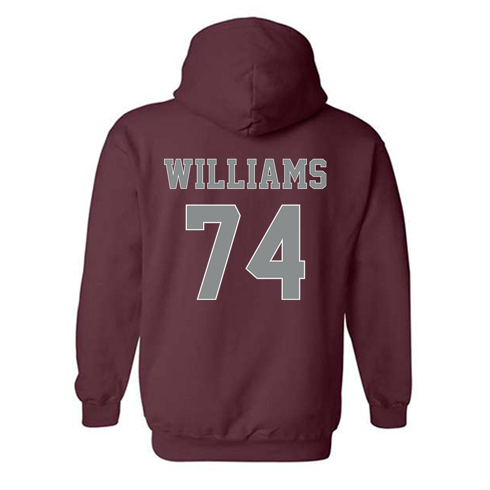 NCCU - NCAA Football : Kerwin Williams - Classic Shersey Hooded Sweatshirt-1