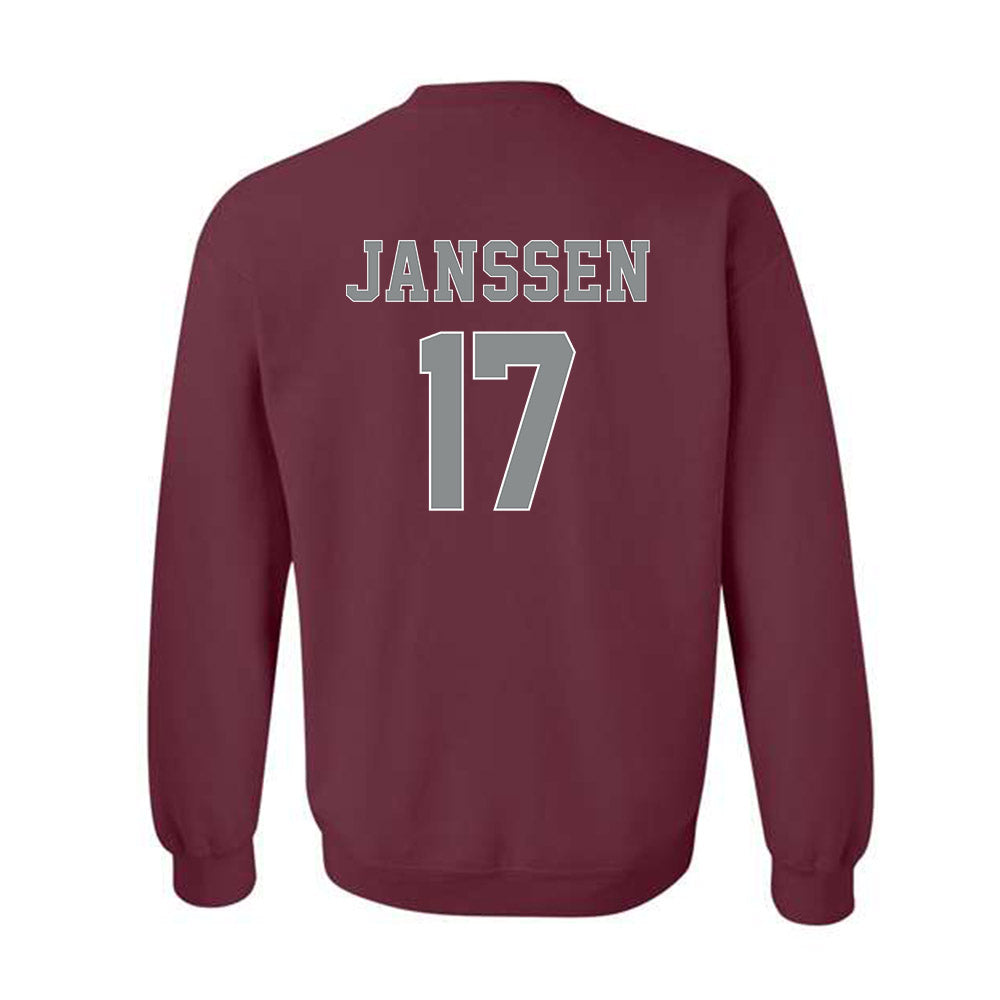 NCCU - NCAA Softball : Madeline Janssen - Classic Shersey Crewneck Sweatshirt-1