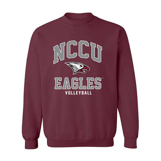 NCCU - NCAA Women's Volleyball : Aniah Bass - Classic Shersey Crewneck Sweatshirt-0