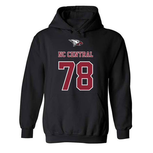 NCCU - NCAA Football : Kino Glover II - Classic Shersey Hooded Sweatshirt-0