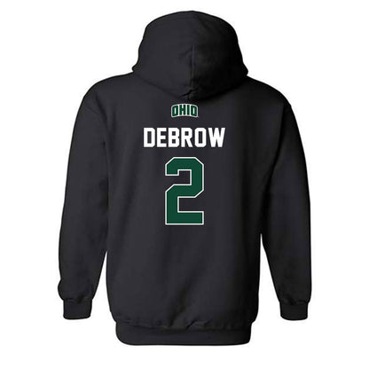 Ohio - NCAA Football : Khamani Debrow - Classic Shersey Hooded Sweatshirt-1