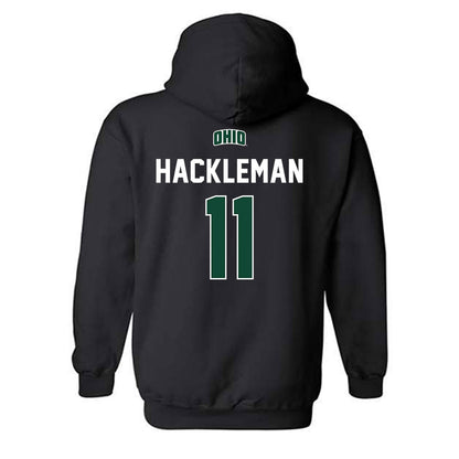 Ohio - NCAA Football : Zach Hackleman - Classic Shersey Hooded Sweatshirt-1