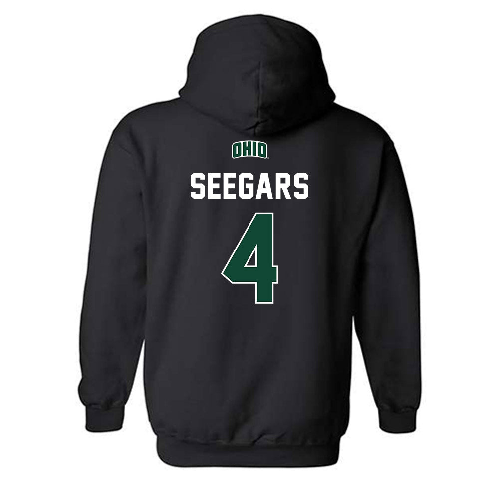 Ohio - NCAA Football : Kaci Seegars - Classic Shersey Hooded Sweatshirt-1