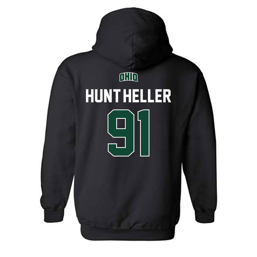 Ohio - NCAA Football : Nate Hunt-Heller - Classic Shersey Hooded Sweatshirt-1