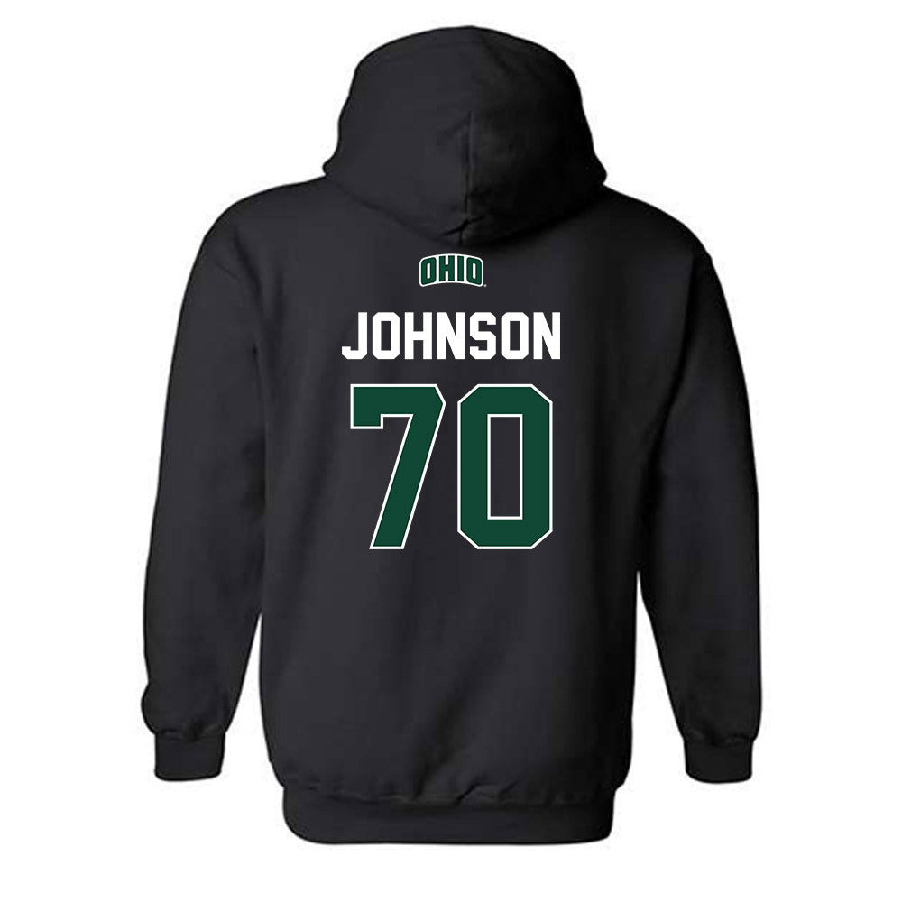 Ohio - NCAA Football : Joshua Johnson - Classic Shersey Hooded Sweatshirt-1