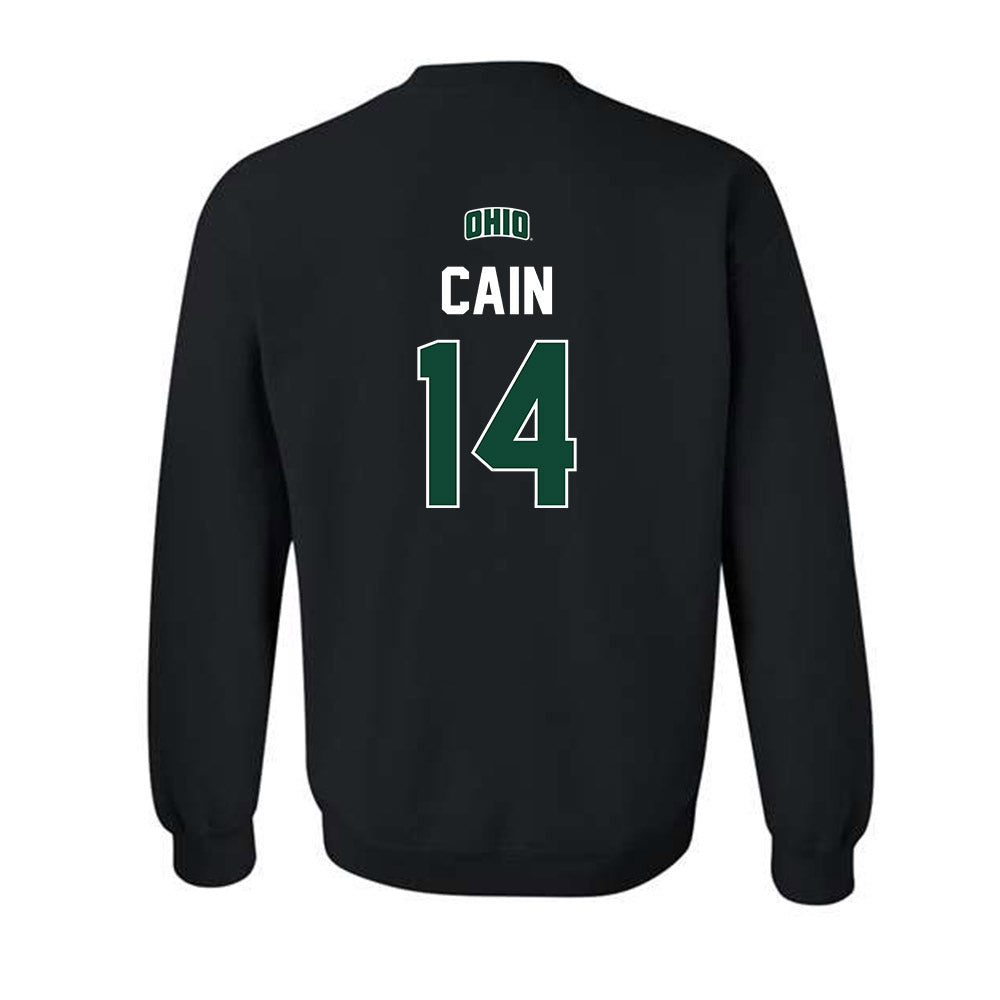 Ohio - NCAA Football : Marcus Cain - Classic Shersey Crewneck Sweatshirt-1