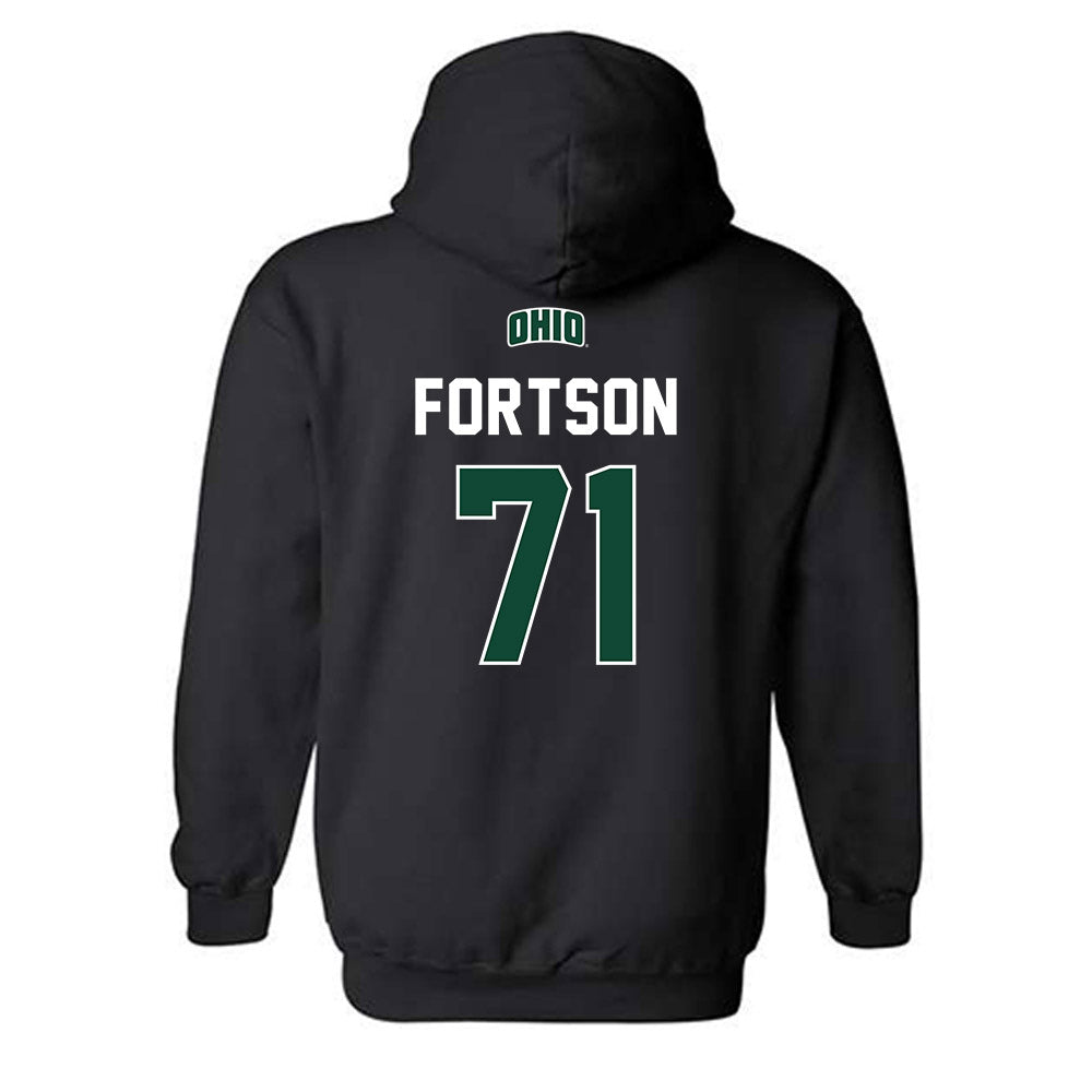 Ohio - NCAA Football : Danny Fortson - Classic Shersey Hooded Sweatshirt-1