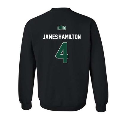 Ohio - NCAA Football : Darren James-Hamilton - Classic Shersey Crewneck Sweatshirt-1