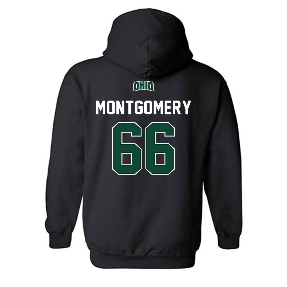 Ohio - NCAA Football : Michael Montgomery - Classic Shersey Hooded Sweatshirt-1