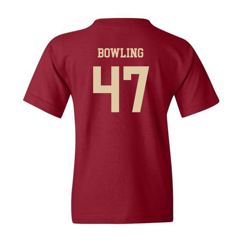 Boston College - NCAA Football : Caden Bowling - Youth T-Shirt