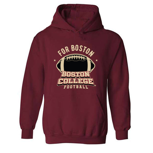 Boston College - NCAA Football : Caden Bowling - Sports Shersey Hooded Sweatshirt-0