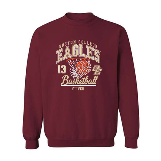 Boston College - NCAA Women's Basketball : Grace Oliver - Sports Shersey Crewneck Sweatshirt-0
