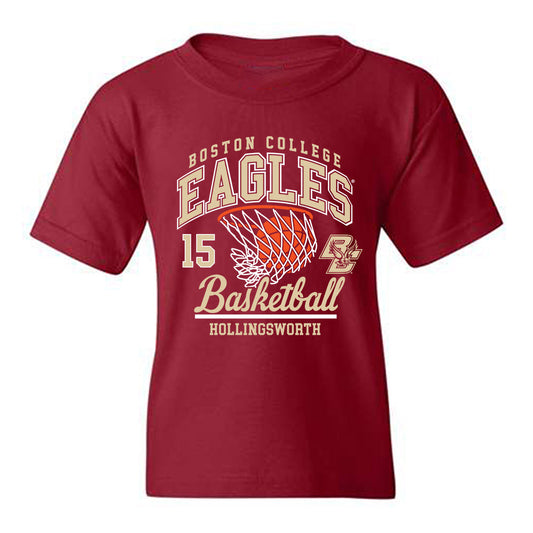 Boston College - NCAA Women's Basketball : Megan Hollingsworth - Sports Shersey Youth T-Shirt-0