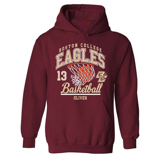 Boston College - NCAA Women's Basketball : Grace Oliver - Sports Shersey Hooded Sweatshirt-0