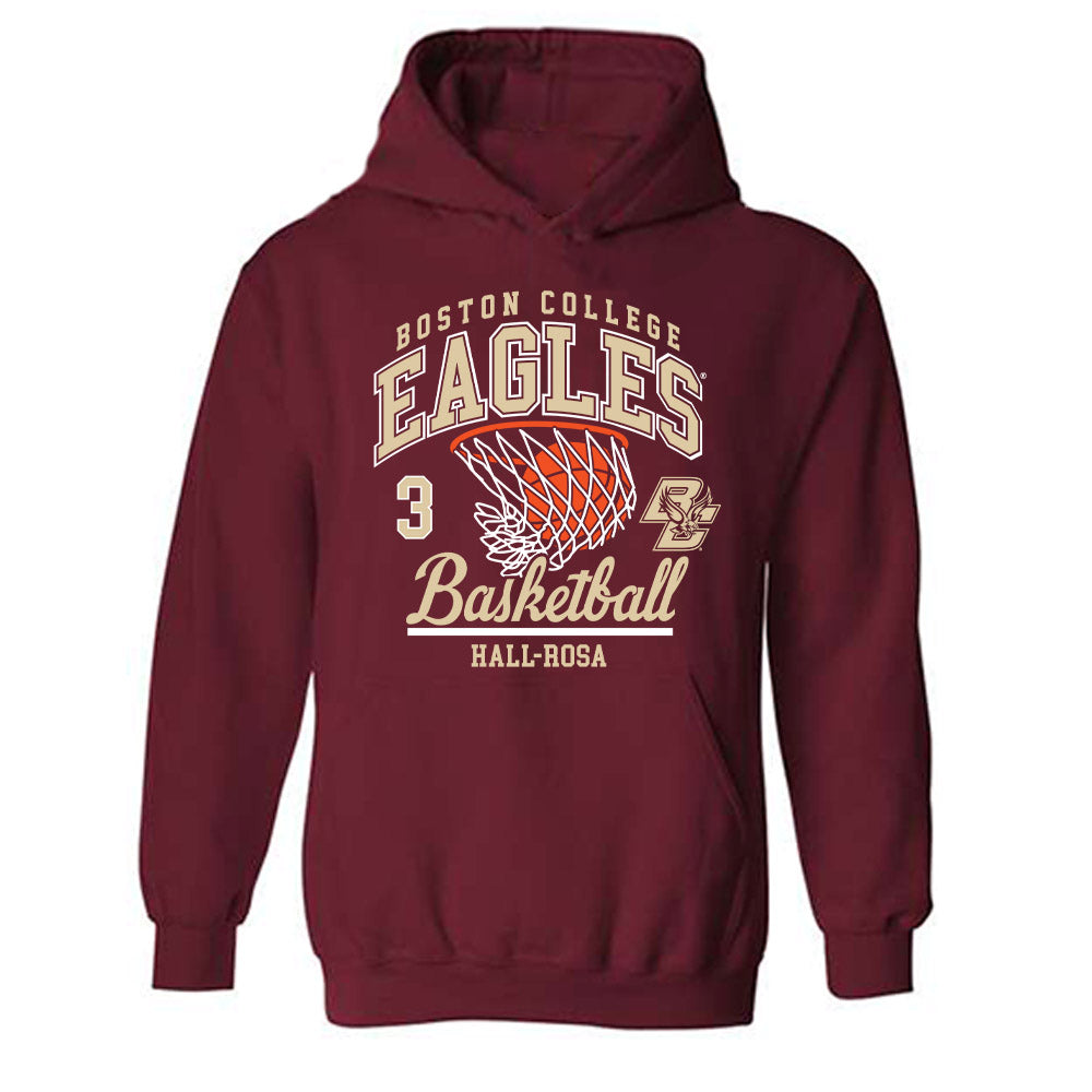 Boston College - NCAA Women's Basketball : Natalia Hall-Rosa - Sports Shersey Hooded Sweatshirt-0