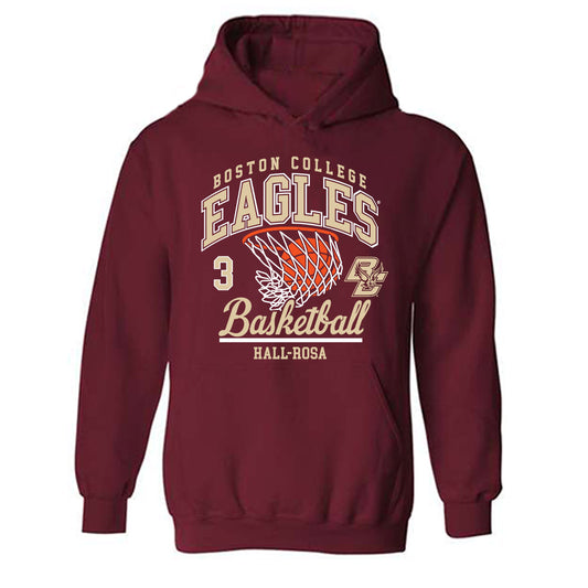 Boston College - NCAA Women's Basketball : Natalia Hall-Rosa - Sports Shersey Hooded Sweatshirt-0