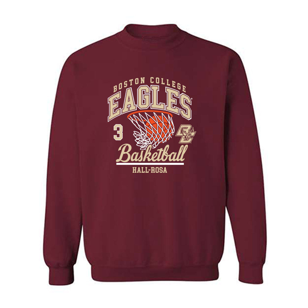Boston College - NCAA Women's Basketball : Natalia Hall-Rosa - Sports Shersey Crewneck Sweatshirt-0