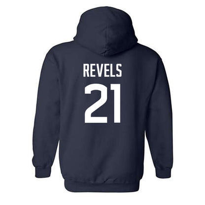 UConn - NCAA Football : Tracy Revels - Classic Shersey Hooded Sweatshirt-1