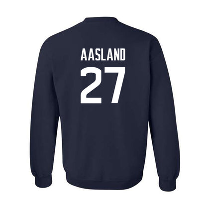 UConn - NCAA Baseball : Tristan Aasland - Classic Shersey Crewneck Sweatshirt-1