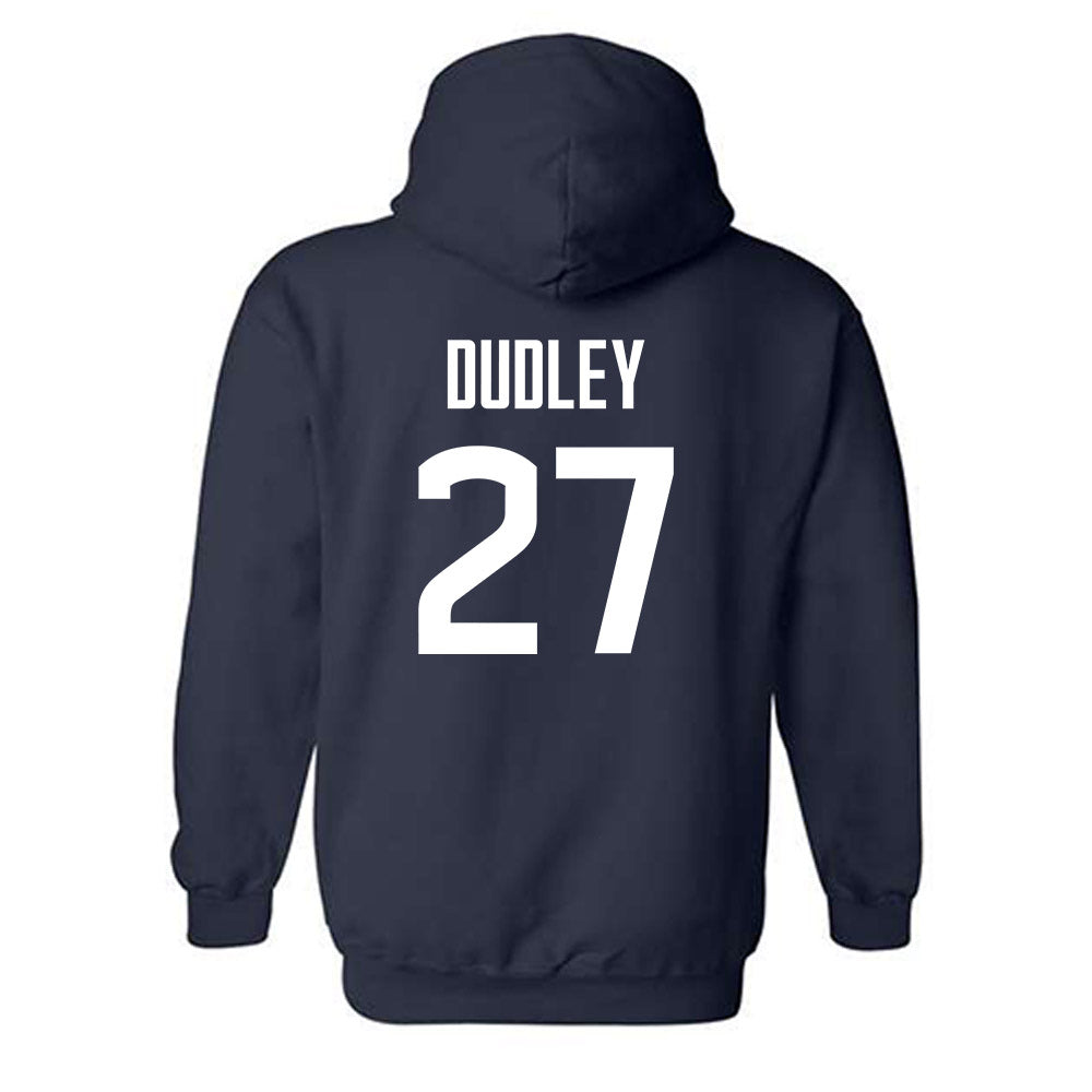 UConn - Football Legends : Terris Dudley - Classic Shersey Hooded Sweatshirt-1