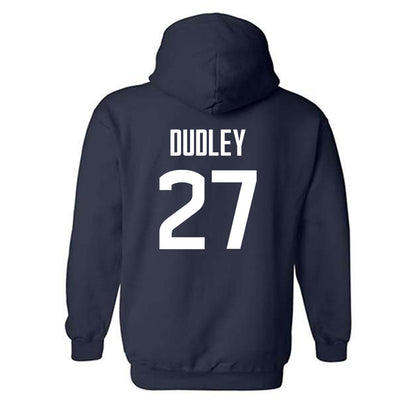 UConn - Football Legends : Terris Dudley - Classic Shersey Hooded Sweatshirt-1