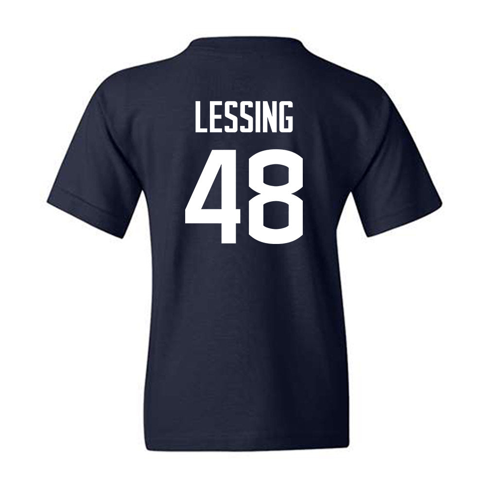 UConn - NCAA Baseball : Justin Lessing - Classic Shersey Youth T-Shirt-1