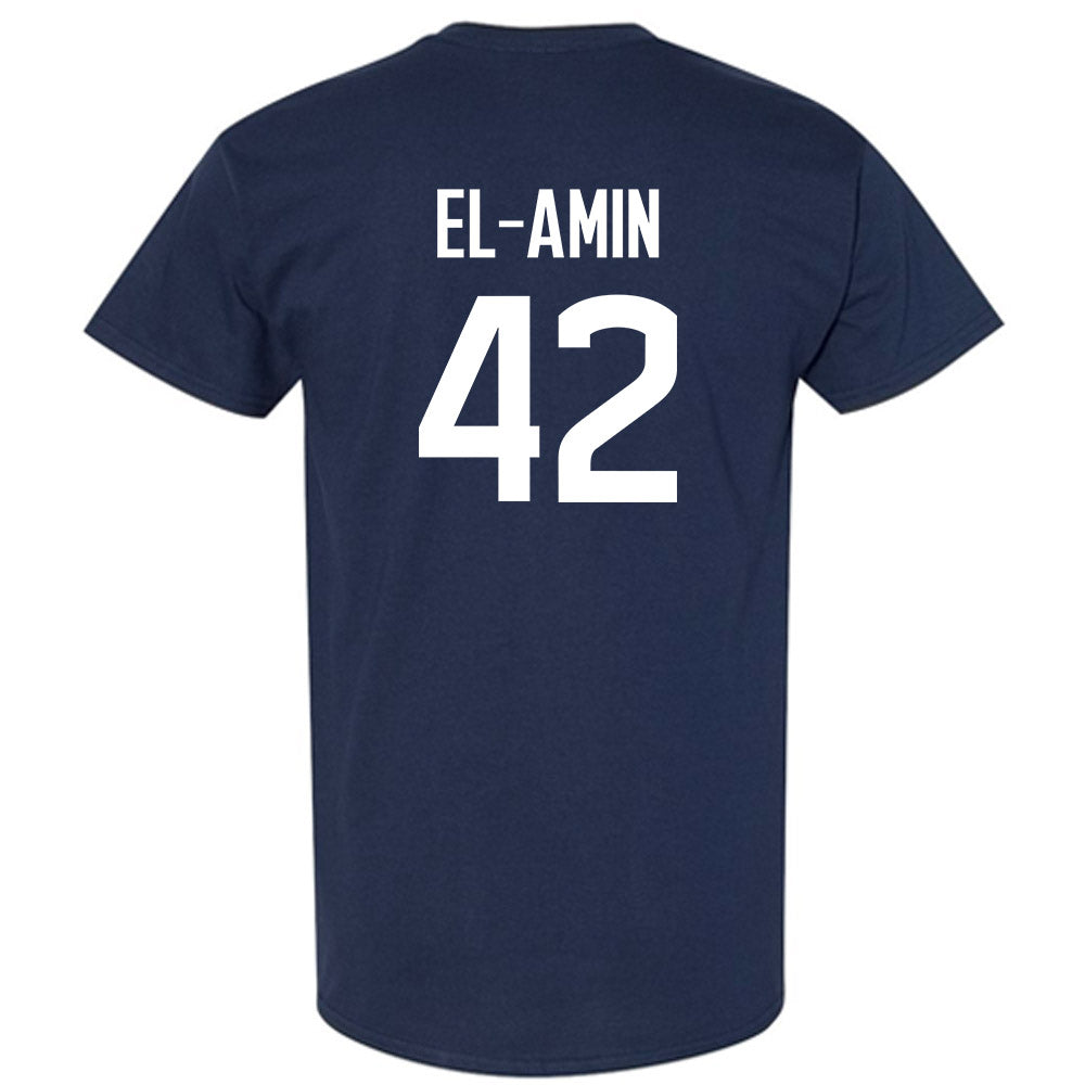 UConn - Men's Basketball Legends : Khalid El-Amin - Classic Shersey T-Shirt-1