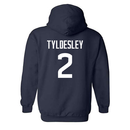UConn - Womens Lacrosse Legends : Caity Tyldesley - Classic Shersey Hooded Sweatshirt-1