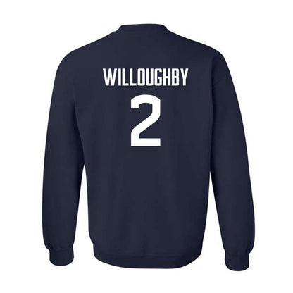 UConn - NCAA Football : Jediyah Willoughby - Classic Shersey Crewneck Sweatshirt-1
