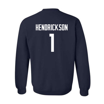 UConn - NCAA Men's Ice Hockey : Kam Hendrickson - Classic Shersey Crewneck Sweatshirt-1