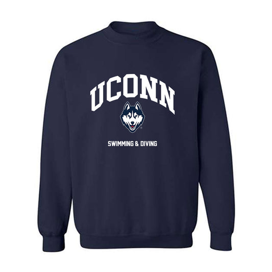UConn - NCAA Women's Swimming & Diving : Darah Ostrom - Classic Shersey Crewneck Sweatshirt-0