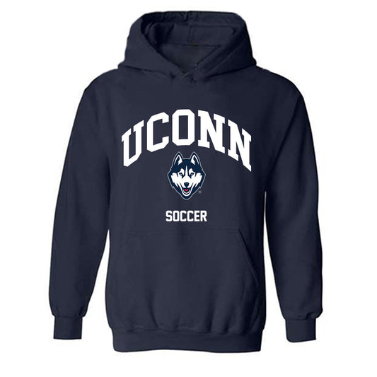 UConn - NCAA Men's Soccer : Yotaro Furutani - Classic Shersey Hooded Sweatshirt-0