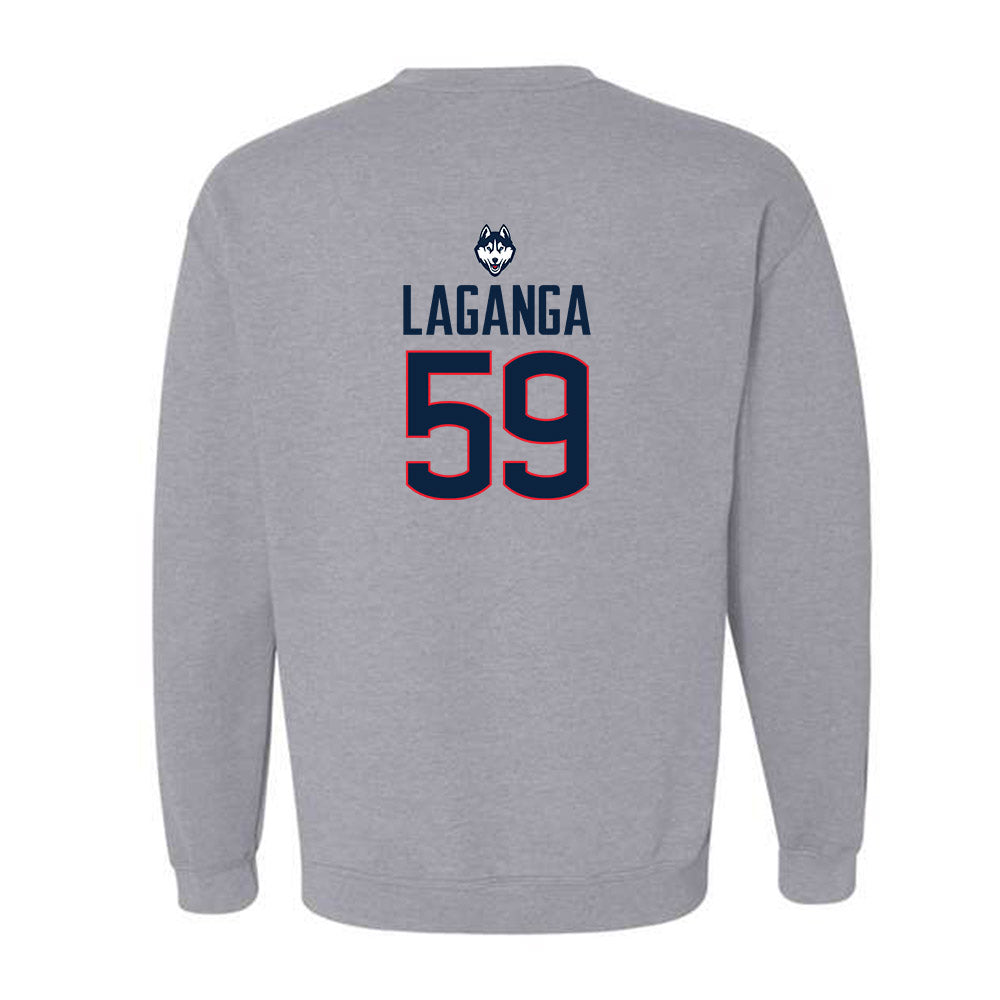 UConn - NCAA Football : David LaGanga - Classic Shersey Crewneck Sweatshirt-1