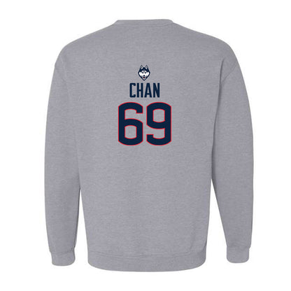 UConn - NCAA Football : Ty Chan - Classic Shersey Crewneck Sweatshirt-1