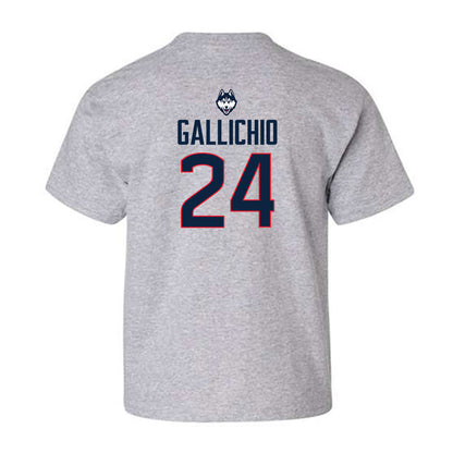 UConn - NCAA Men's Lacrosse : Eric Gallichio - Classic Shersey Youth T-Shirt-1