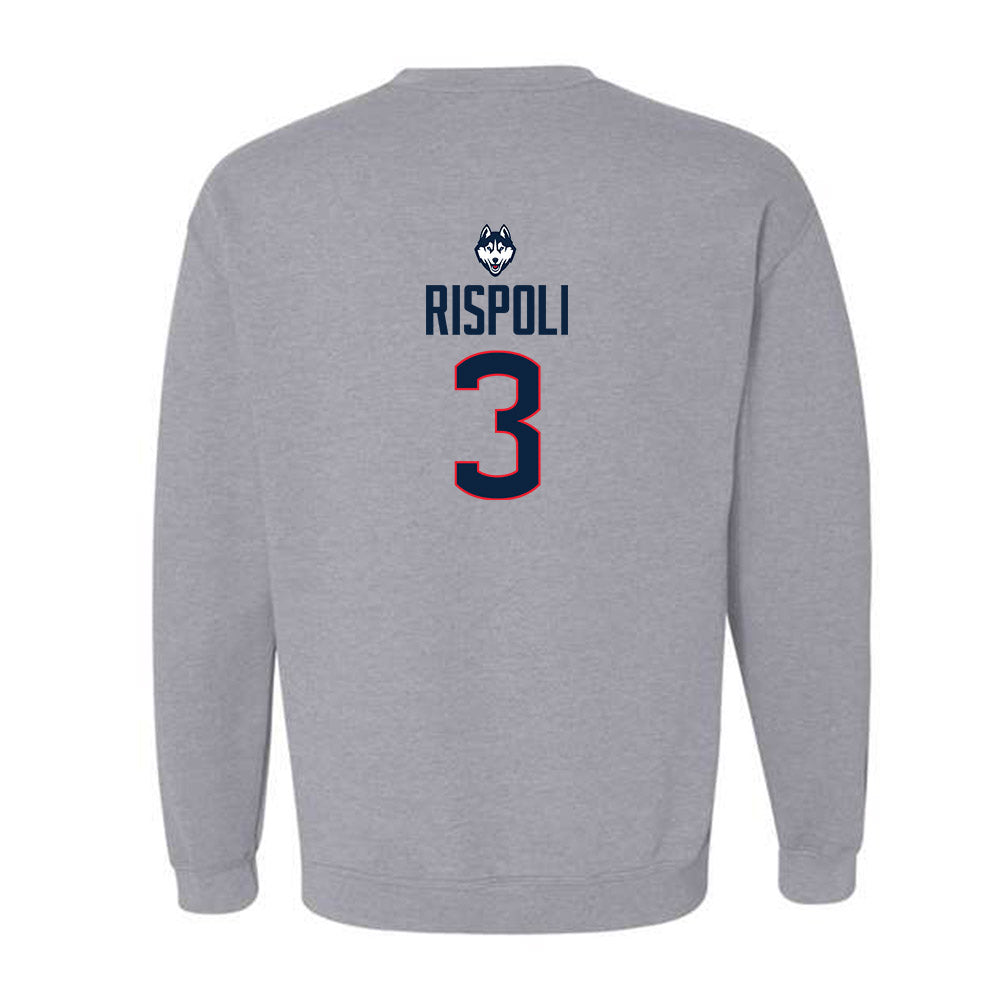 UConn - NCAA Baseball : Rob Rispoli - Classic Shersey Crewneck Sweatshirt-1