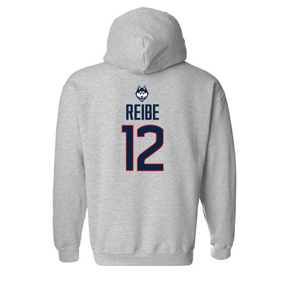 UConn - NCAA Men's Basketball : Eric Reibe - Classic Shersey Hooded Sweatshirt-1